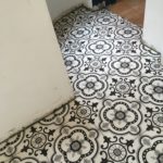 décoration sol avec carreaux de ciment