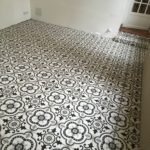 décoration sol avec carreaux de ciment